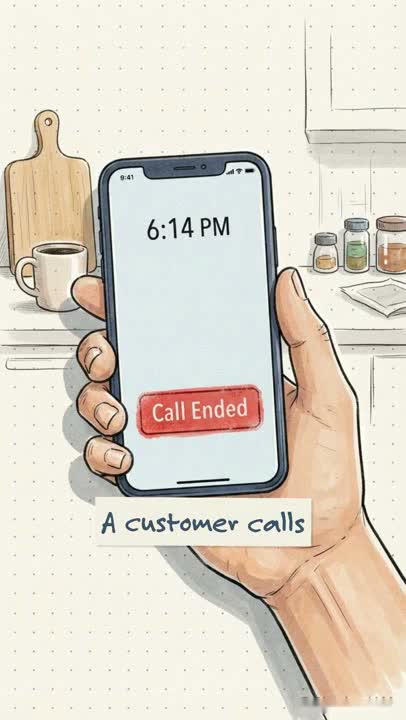 Vertical short video poster about AI receptionists